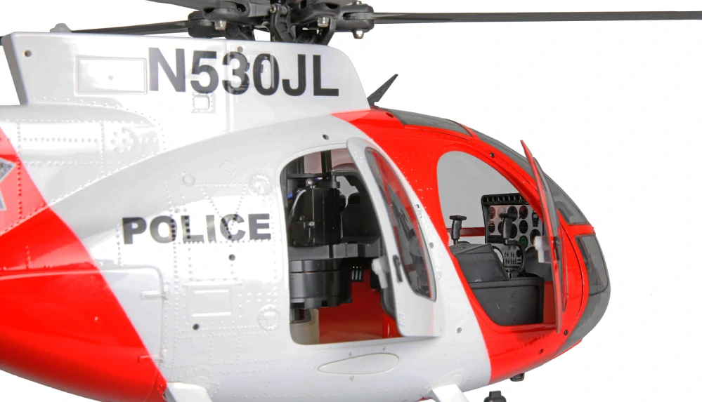 MD500 Pro GPS vrtulník pro policejní účely 9kanálový 3D/6G RTF