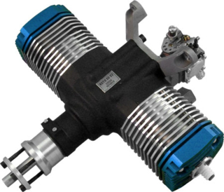 ROTO 50 V2 - dvouválcový dvoudobý benzínový motor