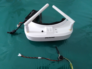 FPV bryle EV100 + vysílač s kamerou TX06