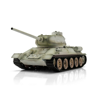 Tank T-34/85 WINTER BB 1:16, proporcionální, kouř a zvuk, kovové pásy a spodek trupu, RTR