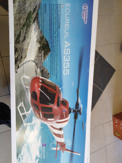 Stavebnice TT RC vrtulníku Ecureil AS355