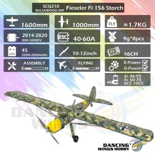 Fieseler Fi 156 Storch 1600mm ARF
