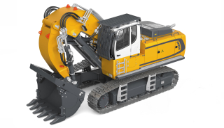 HYDRAULICKÉ LOMOVÉ RYPADLO 970-200 SME ŽLUTÉ RTR