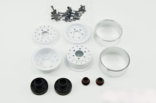 Ocelové ráfky Beadlock 1,9" pro CROSS-RC GC4/GC4M