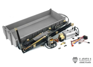 Sada sklápěče s kontejnerem, skládacím mechanismem a kompletní hydraulikou