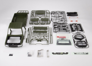 Sada karoserie Toyota Land Cruiser 70 s vojenskou zelenou barvou pro TRX-4
