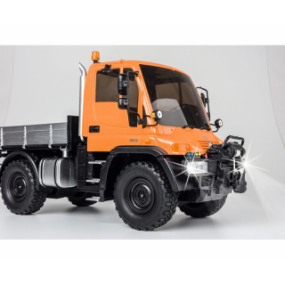 Tamiya-Carson auto MB Unimog U300 1:12 oranžový