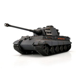 1/16 RC King Tiger šedý BB kouř
