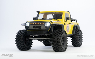 CROSS-​RC EMO X 4x4, 1:8, RTR, žlutý