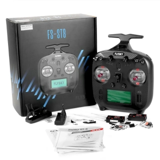 Flysky FS-ST8 Upgrade vysílač 8 kanálů se 2 přijímači