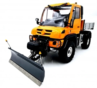 Terénní sklápěč Unimog 1:10 se sněhovou radlicí