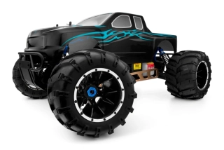 HiMOTO 1:5 Monster Truck RAPTOR 5XB 32cc 2,4 GHz RTR set, modrá