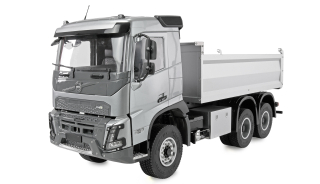 Volvo FMX E015 sklápěč 6x4 1:14 RTR stříbrná